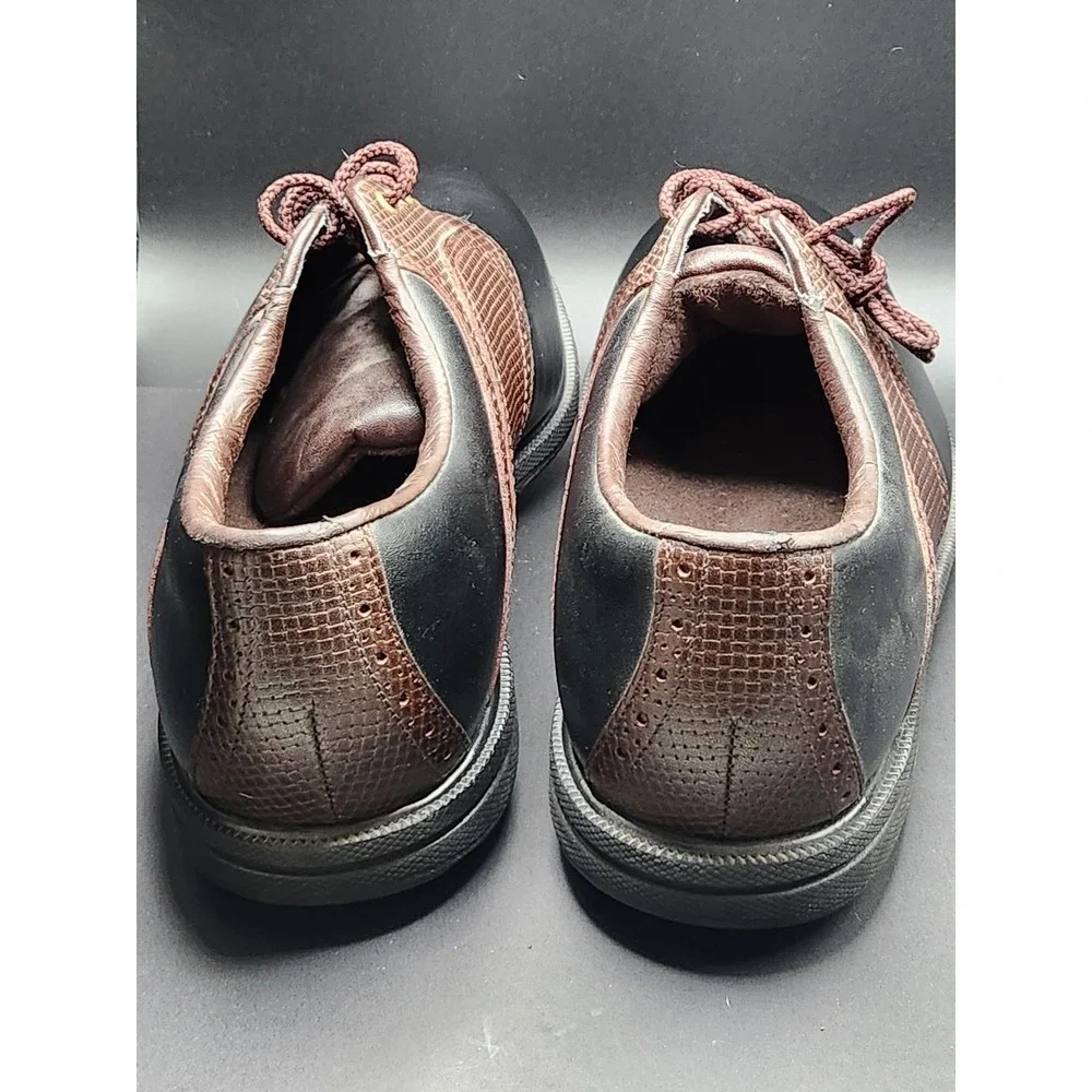 FootJoy SoftJoys‎ Terrains Shoes Mens Size 11.5 Brown Leather Golf Spikes 57635